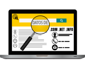 investigar los datos de contacto del dominio